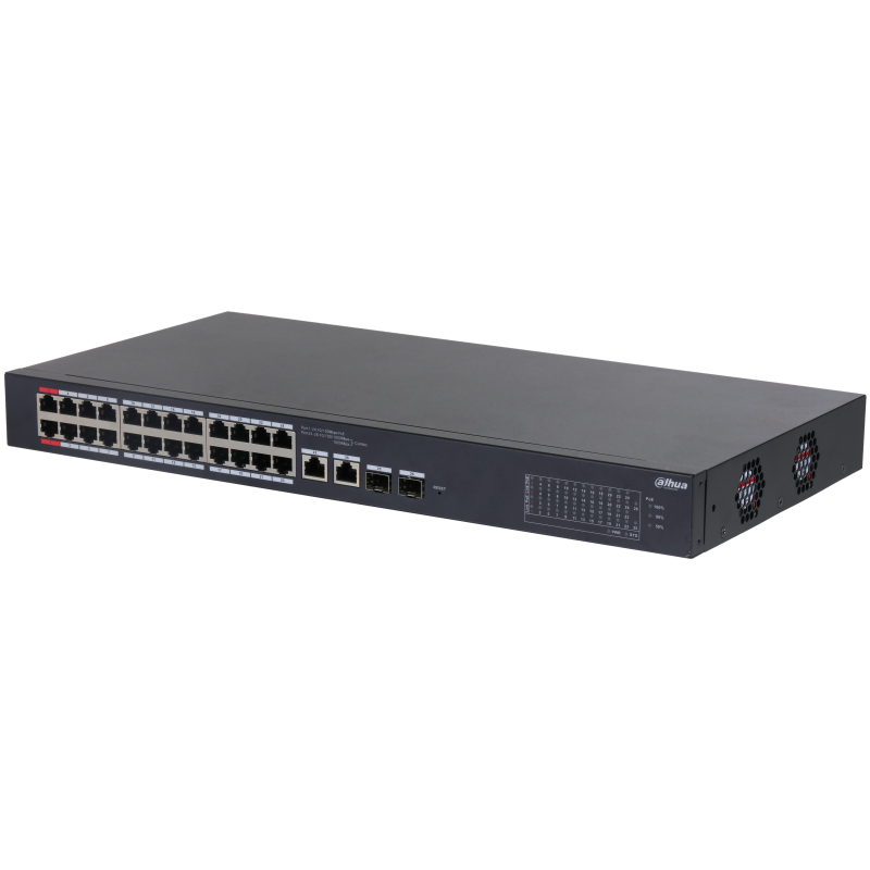 24-портовый PoE коммутатор с функцией облачного управления Dahua DH-CS4226-24ET-240