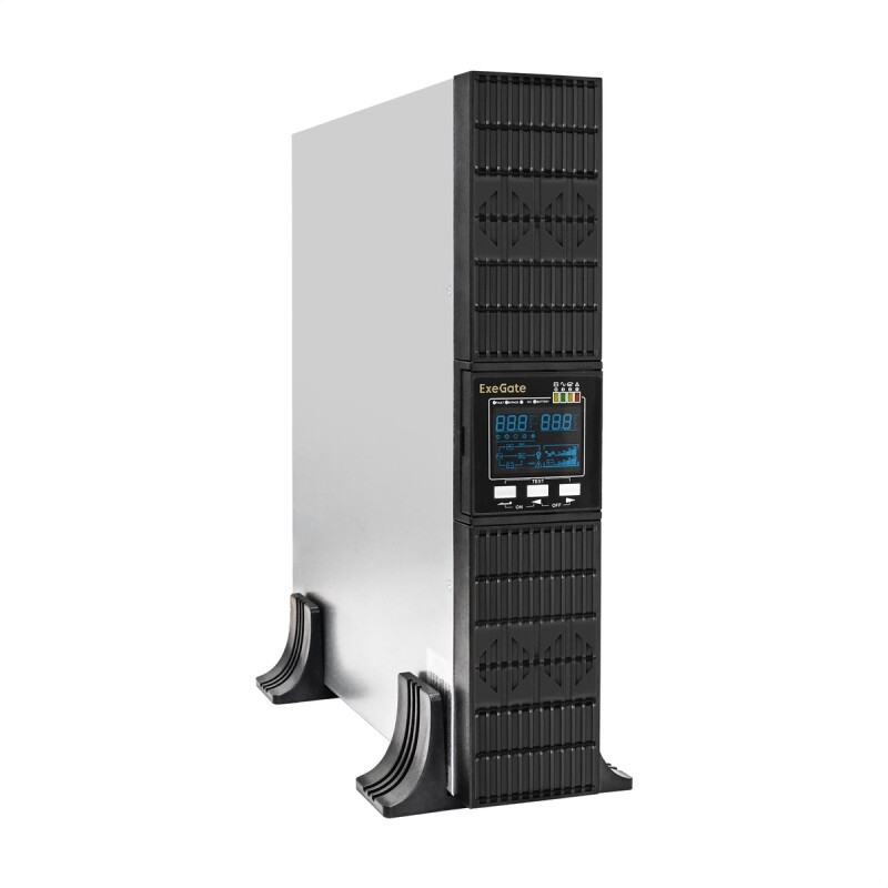 Высокочастотный ИБП On-line ExeGate PowerExpert ULS-575-10kVA.LCD.AVR.T.USB.RS232.SNMP.2U