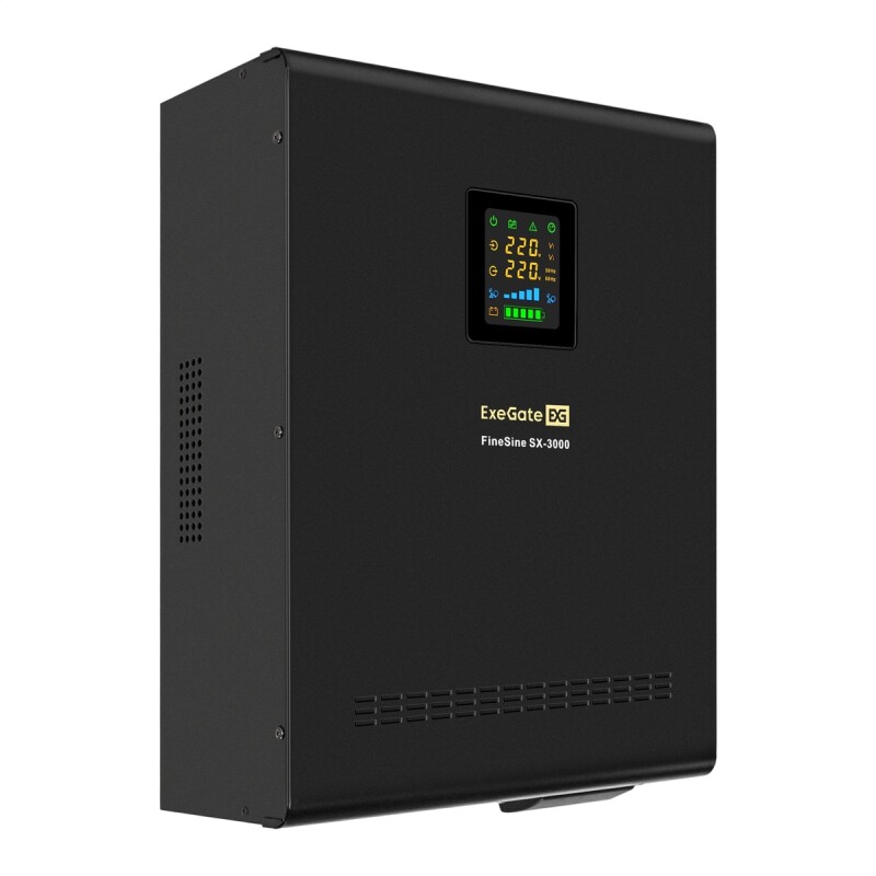 ИБП (инвертор, синус, для котла, настенный) ExeGate FineSine SX-3000.LCD.AVR.2SH.T